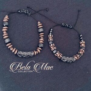 His + Hers Copper & Black ‘Royalty Bracelet’